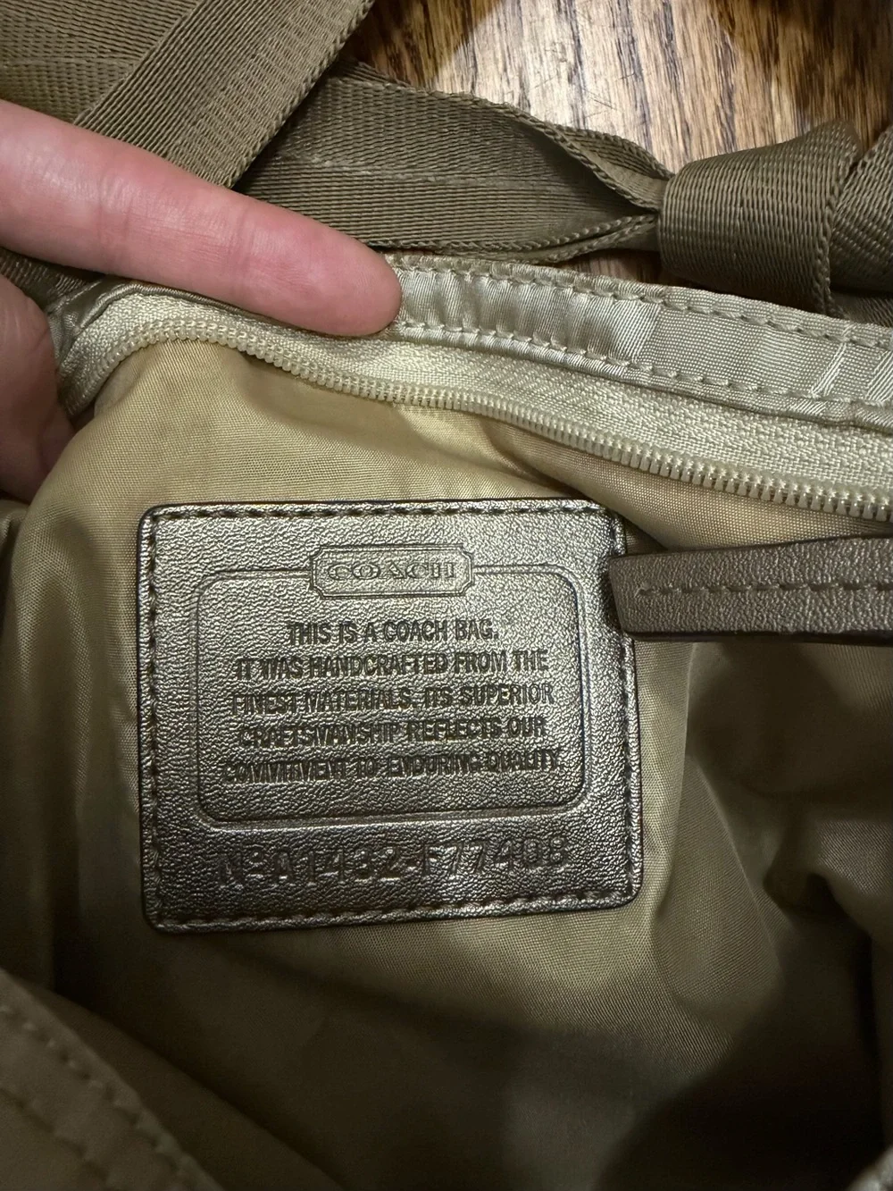 Coach crossbody signature